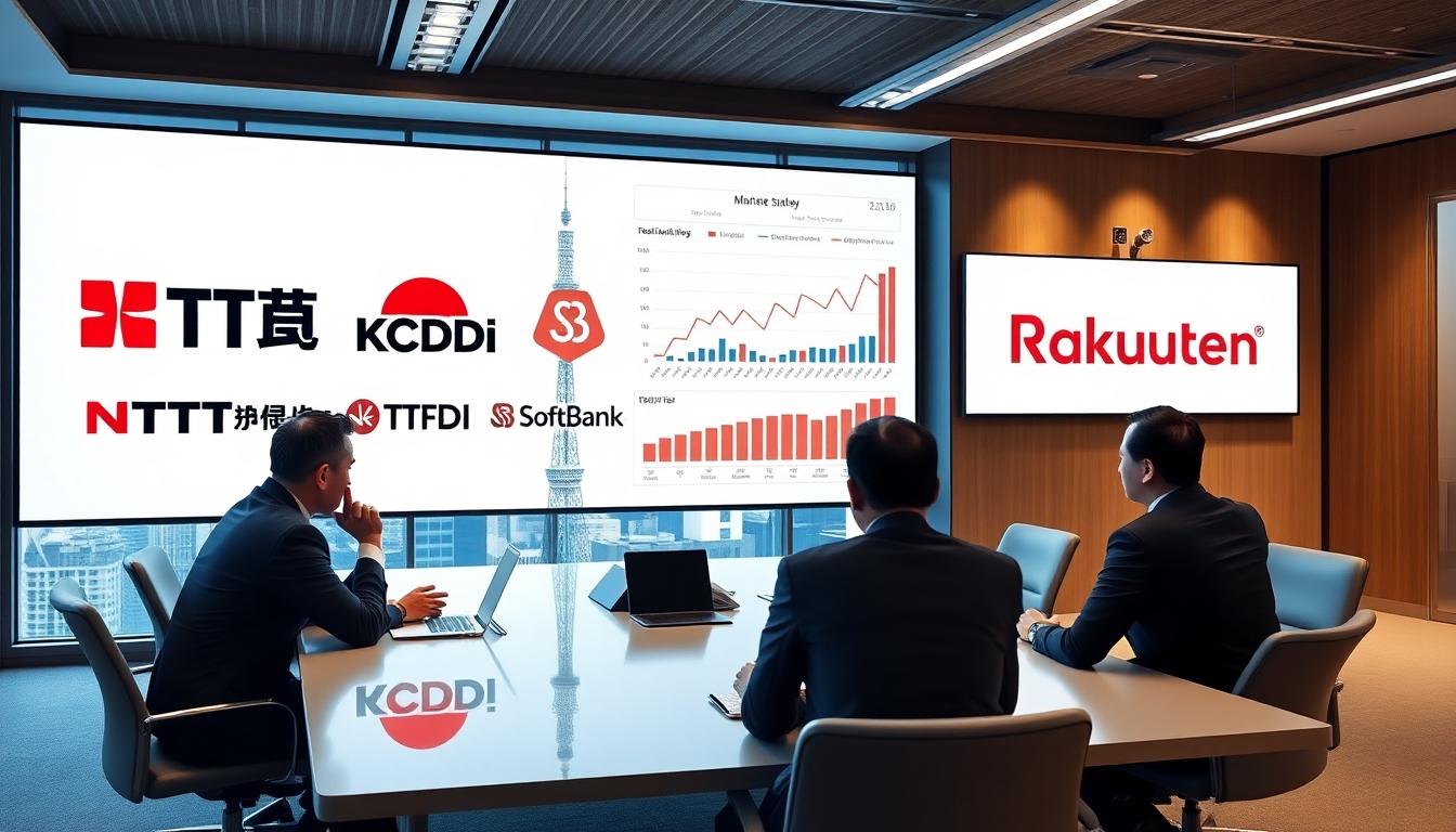 主要通信事業者の戦略分析